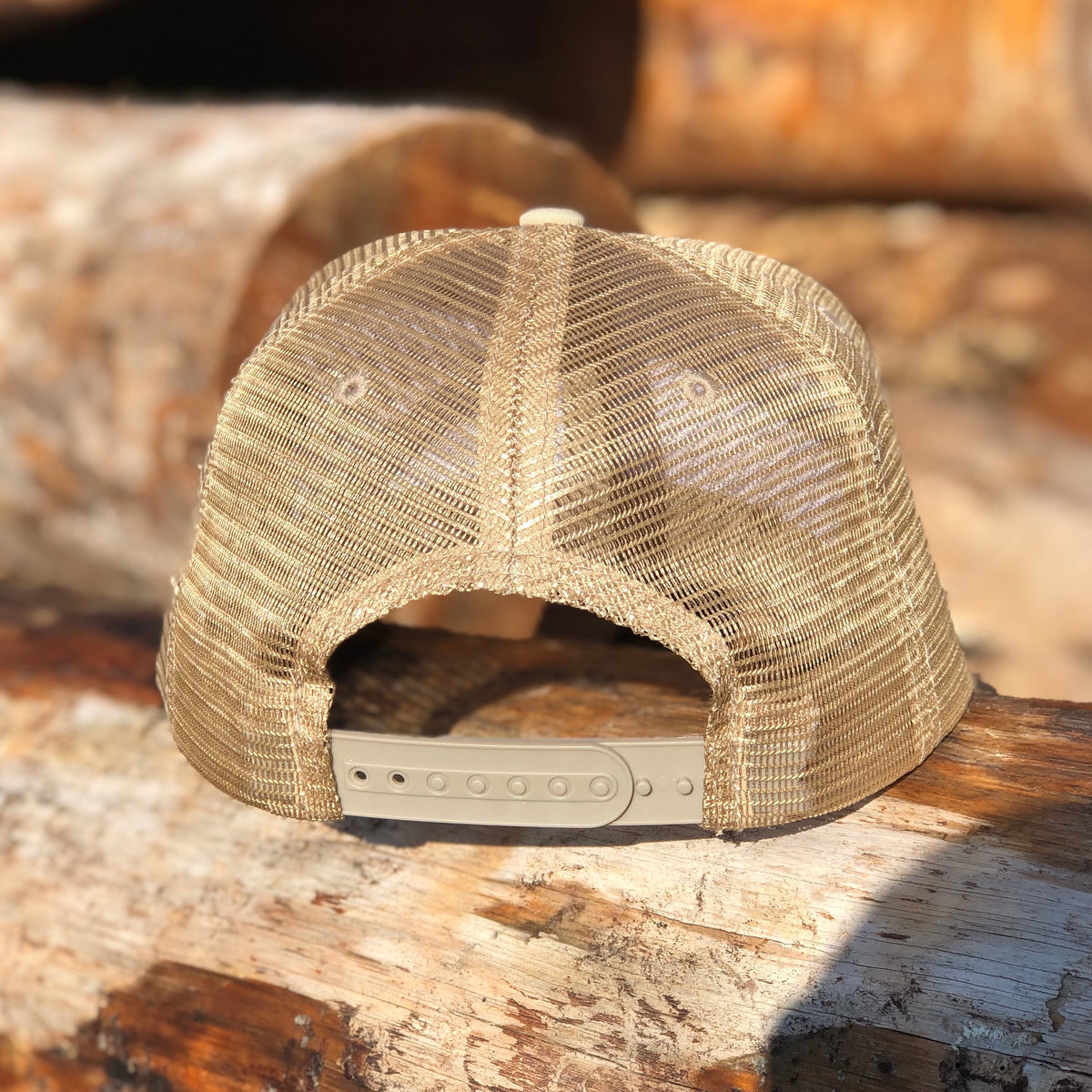 Tan Trucker Hat VBELT AND SON